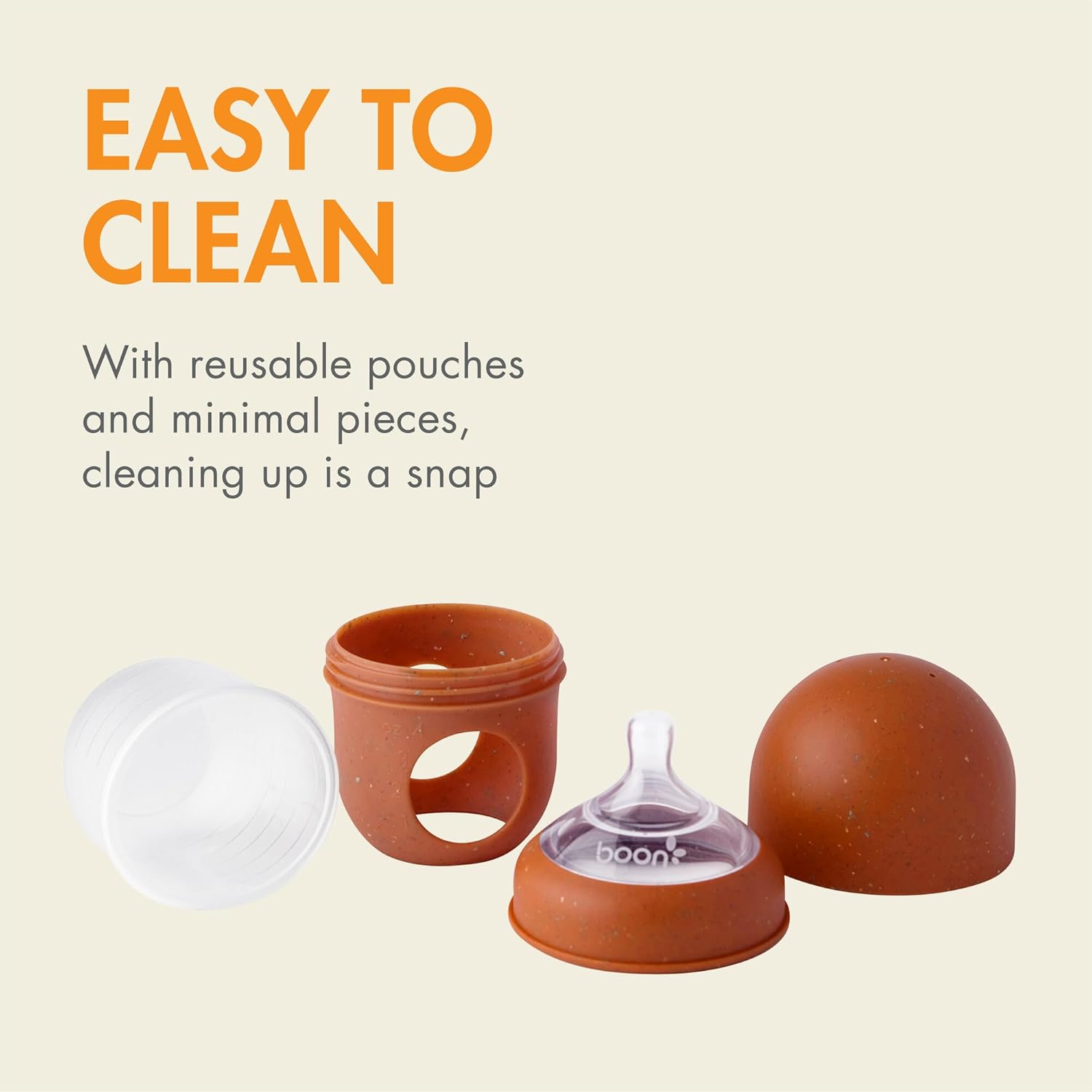 Boon Nursh Bottle Brown