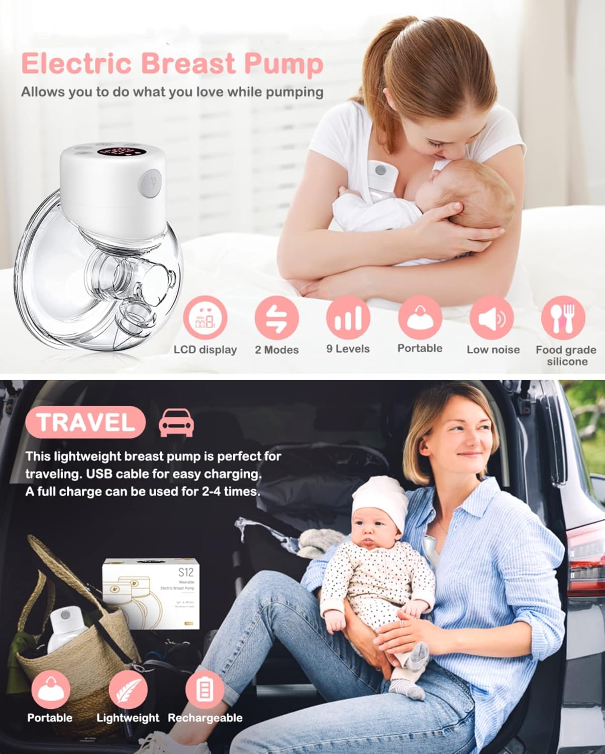 Wearable Breast Pump, S12