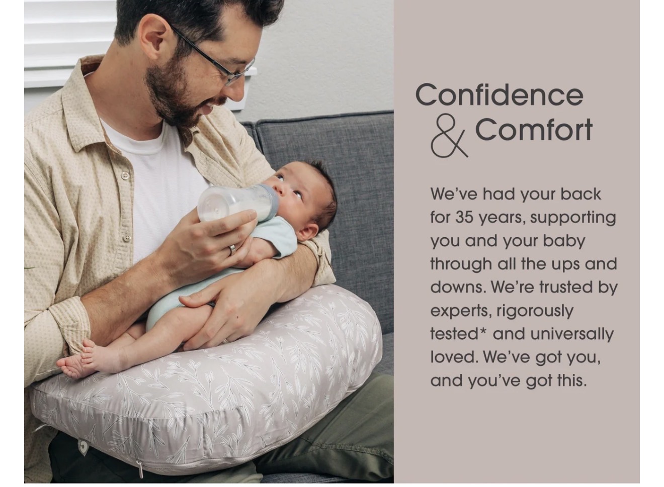 Boppy nursing pillow