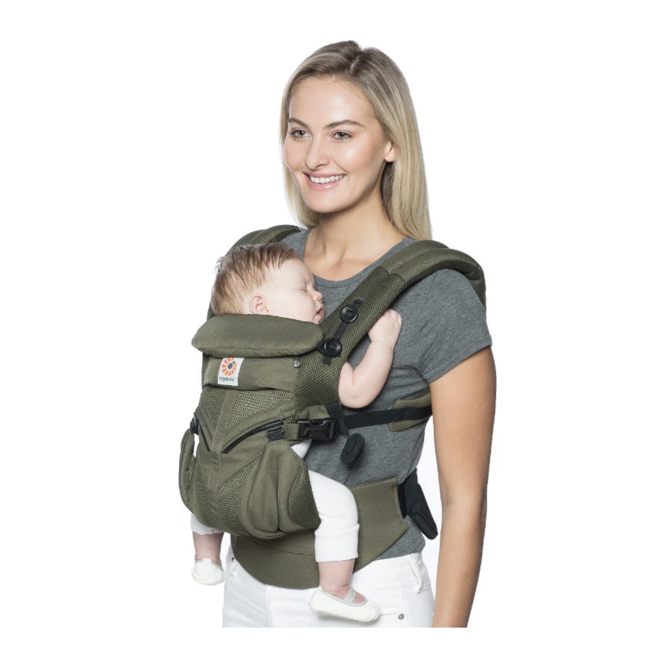 Ergobaby OMNI 360 All-In-One Cool Air Mesh khaki green