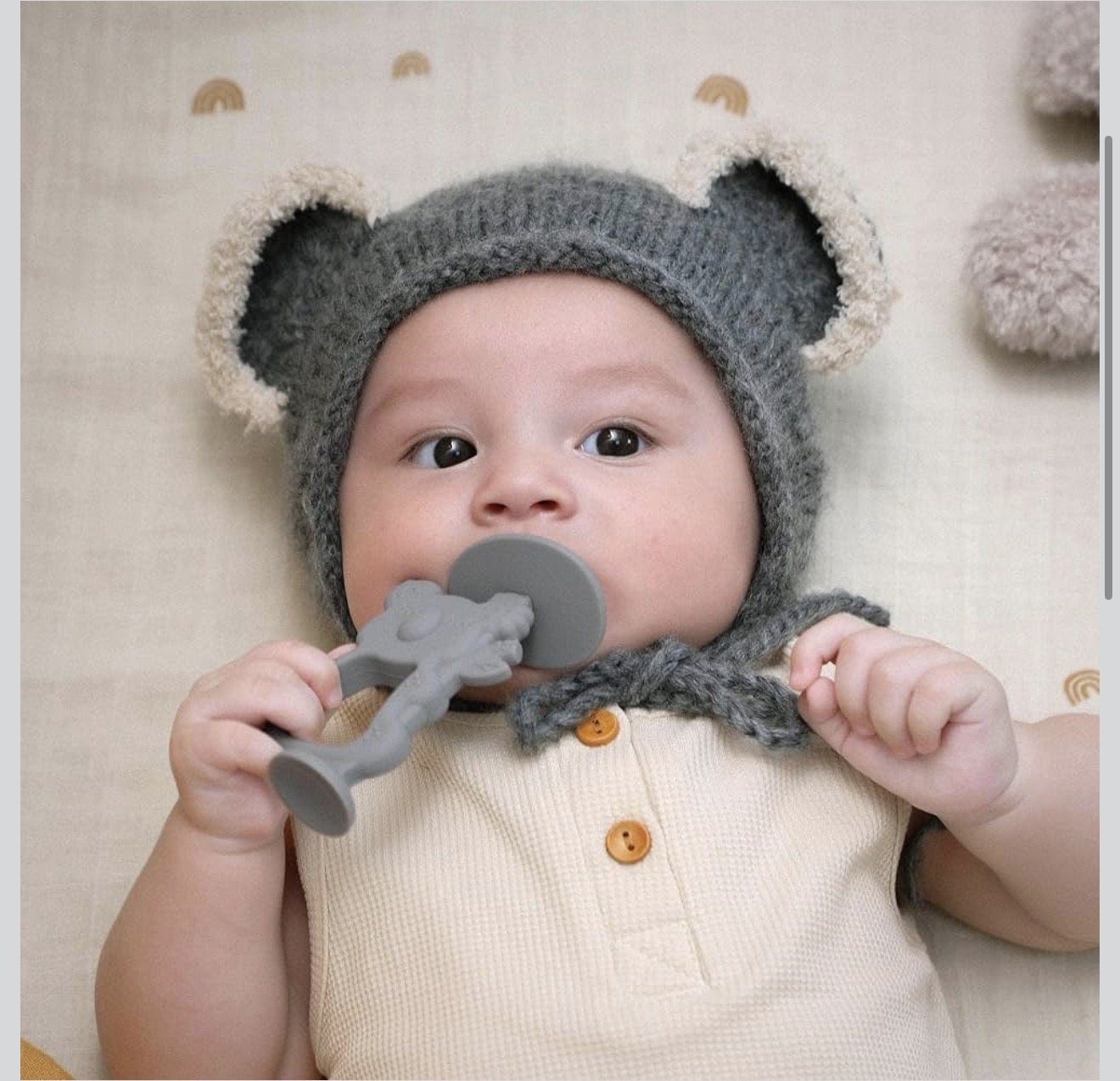 Moonkie Teething Toy ცისფერი