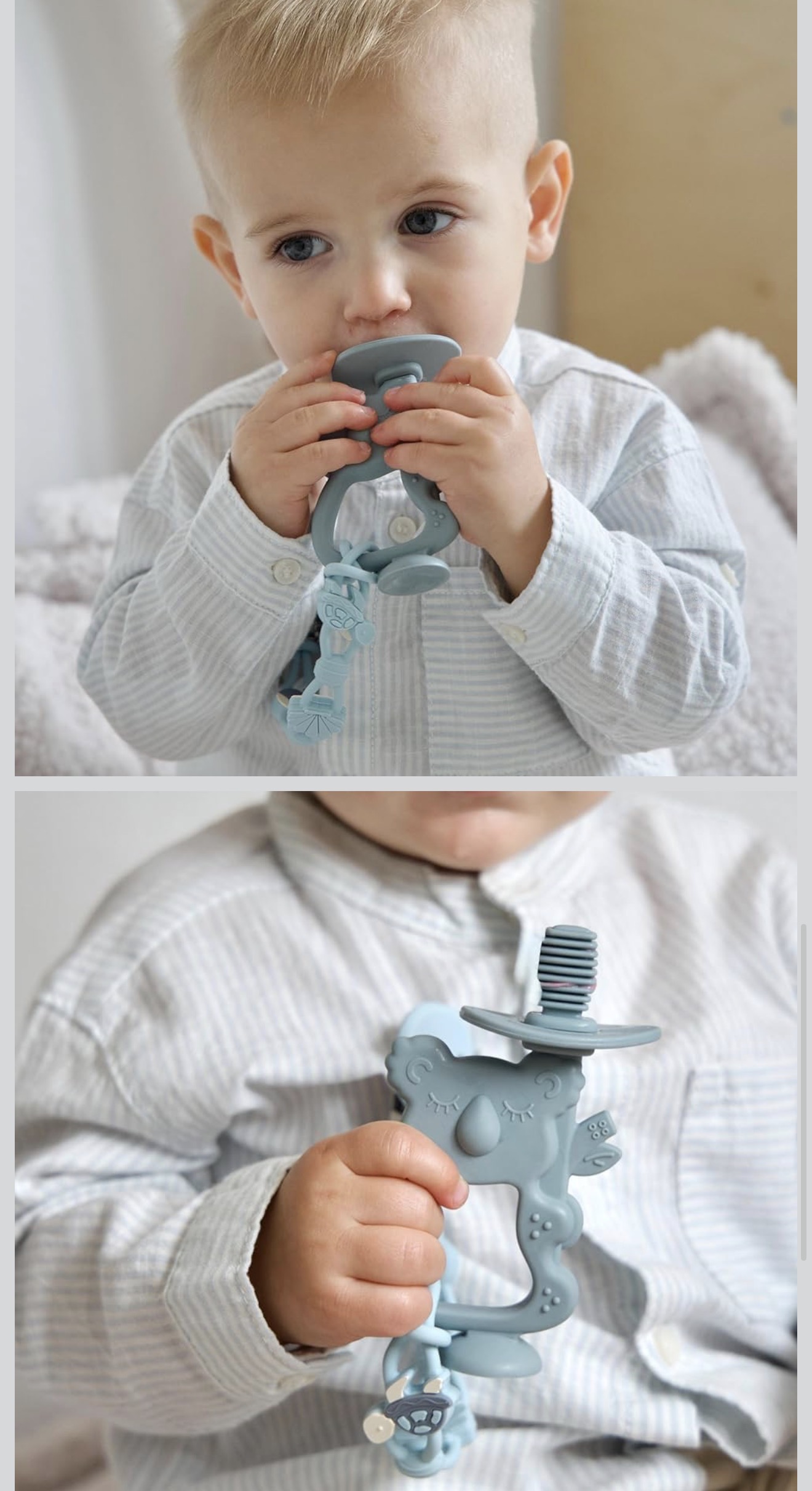 Moonkie Teething Toy ცისფერი